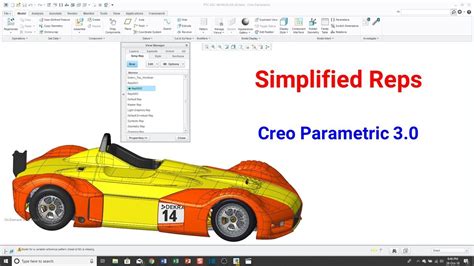 simplified reps in creo